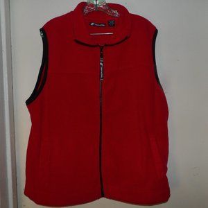 Ferruche Fleece Zippered Vest Sz L